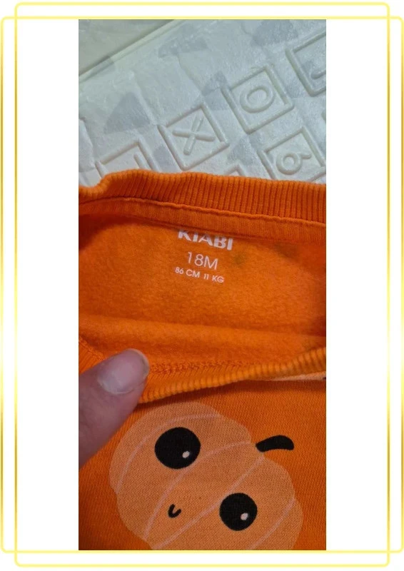 Ensemble citrouille 🎃 bebe fille – photo 4